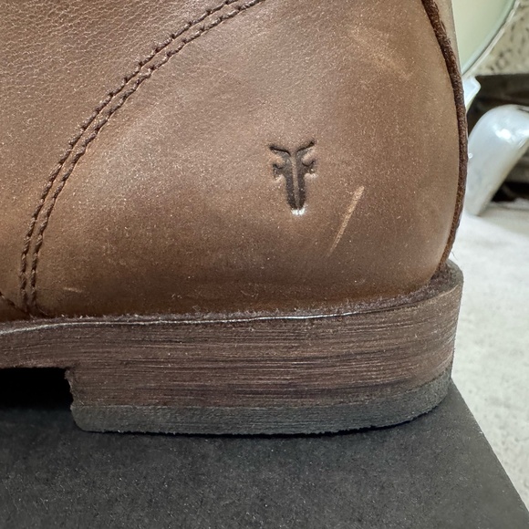 Fyre Tyler Lace Up Boots, Tan Leather, Men's 9.5M - Picture 4 of 7